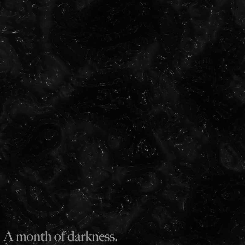 A Month of Darkness album cover